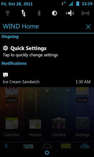 Ice Cream Sandwich CM7 Theme screenshot 2