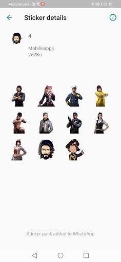 FreFire 🔥 Stickers WAStickersApps F🔥F 2021 screenshot 4