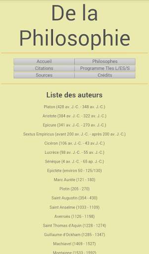 De la Philosophie screenshot 1