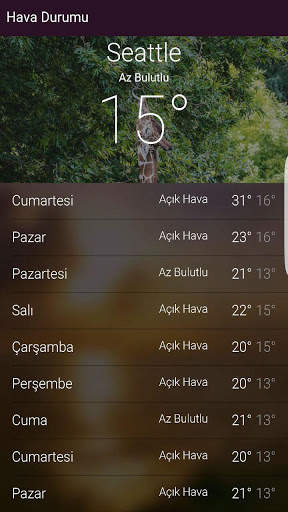 Hava Durumu screenshot 3