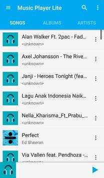 Music Player Lite screenshot 1
