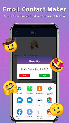 Emoji Contact Maker - Create Contact with Emojis screenshot 7