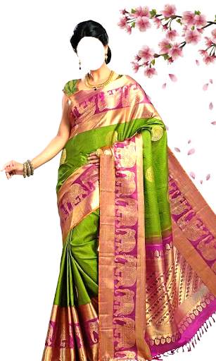 Women Pattu Saree Photo Maker screenshot 8