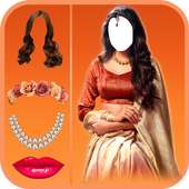 Woman Fashion Saree Photo Suit on 9Apps