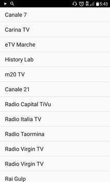 Italian TV Channel स्क्रीनशॉट 2