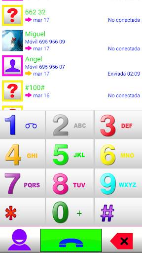 THEME WHITE COLORS EXDIALER screenshot 1