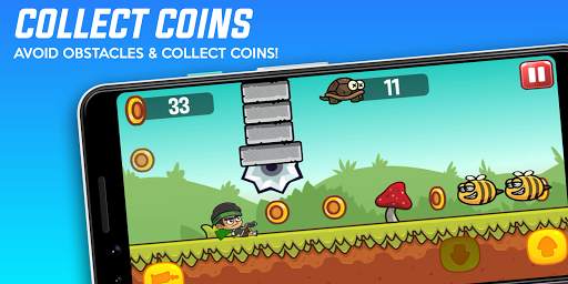 Shoot and run - Crazy Runner to collect coins screenshot 3