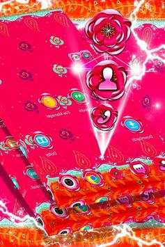 Hot Pink Flowers Launcher screenshot 2