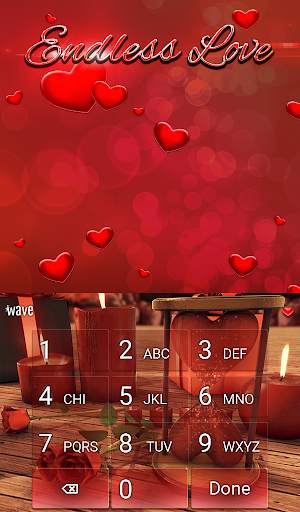 Endless Love Animated Keyboard   Live Wallpaper स्क्रीनशॉट 5