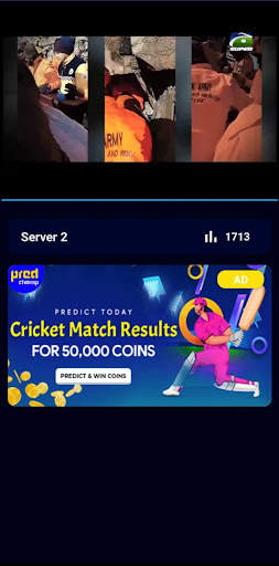 CricHD - Live Cricket Stream screenshot 1