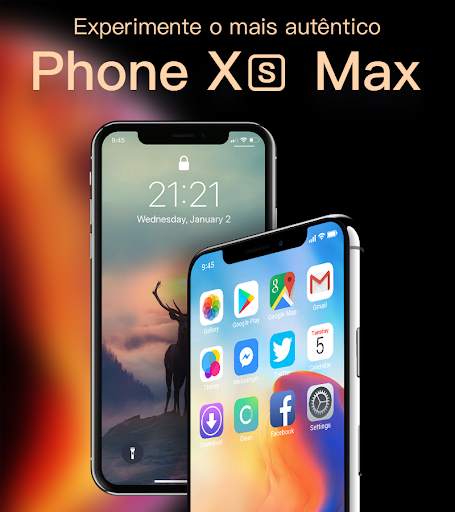 X Lançador Prime | Tema do SO Telefone X Max screenshot 1