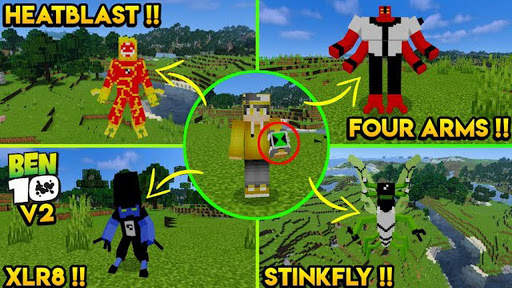 Mod Ben 10 Alien for Minecraft PE - Mod Omnitrix screenshot 1