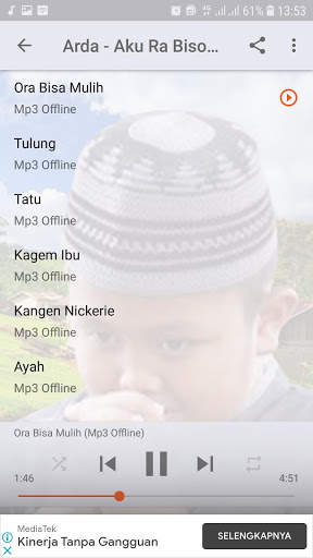 Ora Bisa Mulih - Arda Campur Sari  Offline screenshot 3