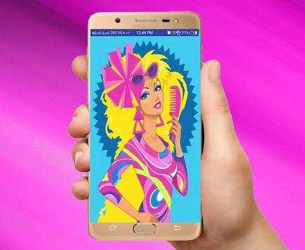 Barbie Doll Coloring Pages Drawing screenshot 3