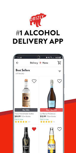 Drizly: Alcohol delivery. Order Wine Beer & Liquor screenshot 1