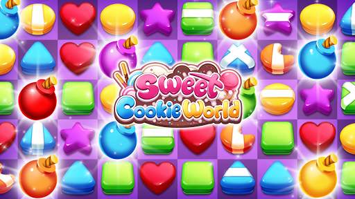 Sweet Cookie World: Match 3 screenshot 1