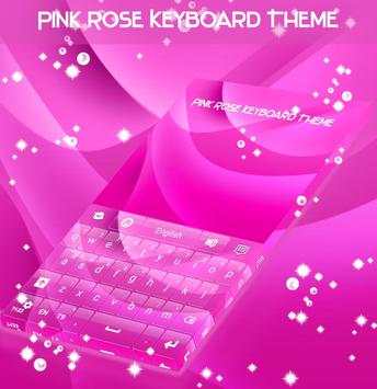 Pink Rose Keyboard Theme screenshot 4