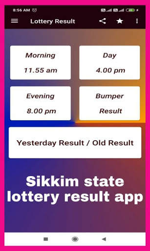 Sikkim State Lottery Result -Sikkim Lottery Sambad screenshot 1