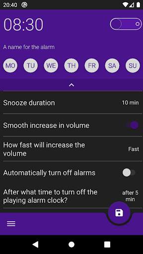 My Alarm Clock. NO ads 100% screenshot 4