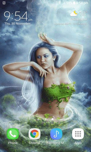 Fantasy Beauty Live Wallpaper screenshot 2