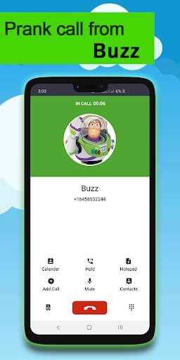 Call from buzz the Simulator prank 2 تصوير الشاشة
