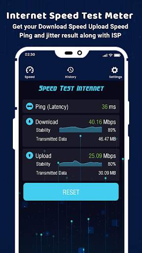 Internet Speed Test : Net Speed Meter screenshot 2