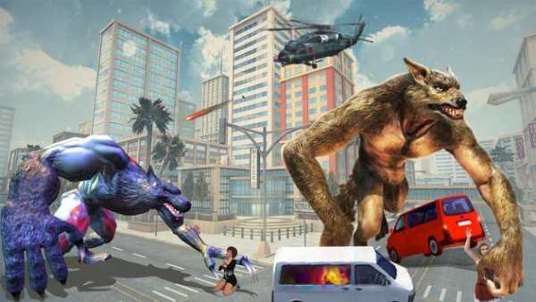 The Angry Wolf Simulator : Werewolf Games screenshot 3