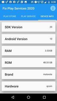 Play Services Info & Play Store Update screenshot 2