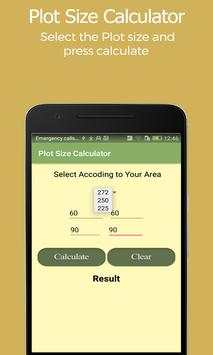 Plot Size Calculator 3 تصوير الشاشة