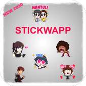 Sticker StickWapp Romantic for whatsapp logo