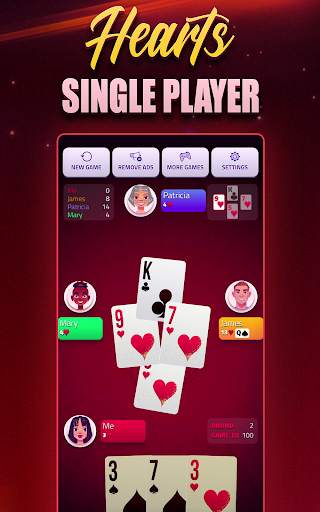 Hearts Offline - Single Player screenshot 5
