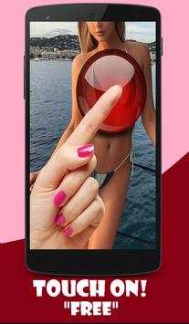 Touch on Girl Sexy Photo Prank Free screenshot 1