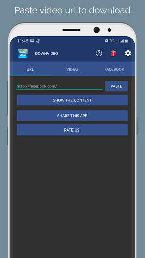 DownVideo: Video Downloader for Facebook screenshot 1