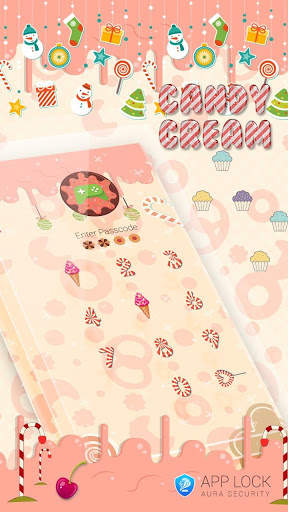 AppLock Candy Cream Theme screenshot 5