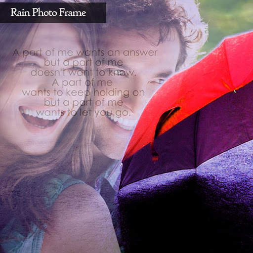Rain Photo Frame 1 تصوير الشاشة