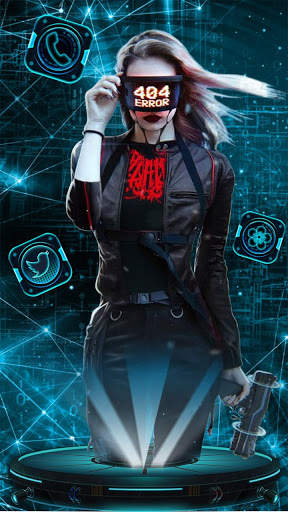 Tema, Wallpaper, ikon Error, Spy, Woman screenshot 1