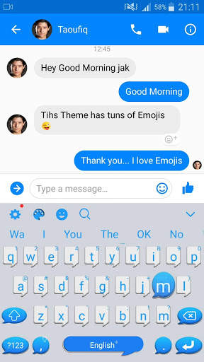 keyboard Messenger स्क्रीनशॉट 8