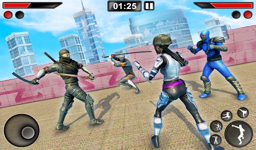 Superhero Iron Ninja - Ninja Street Fighter Game screenshot 5