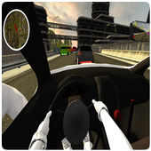 Traffic in Car icon