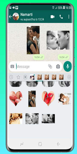 kiss stickers for whatsapp screenshot 5