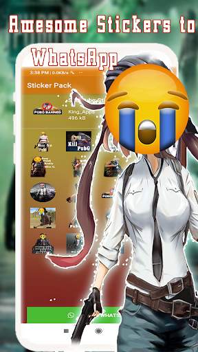 Sad Pubg Stickers Packs - WAStickersApp स्क्रीनशॉट 1