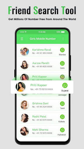 Friend Search Tool - Girls Number Search screenshot 2