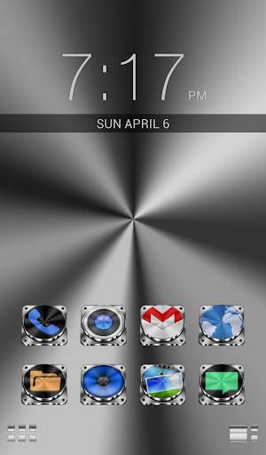 Smart Launcher Theme Metalwork screenshot 7