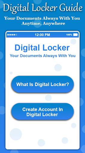 DIGITAL LOCKER GUIDE APP 2020 screenshot 2