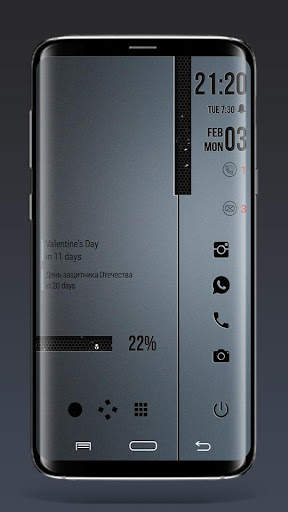 Тема Sliding для Total Launcher screenshot 7
