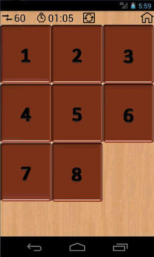 Fifteen Puzzle for Wear screenshot 3