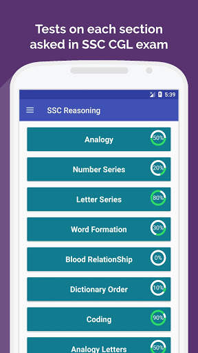 SSC CGL 2021 Exam  Reasoning screenshot 1