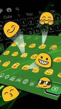 Black Green Keyboard Theme screenshot 3