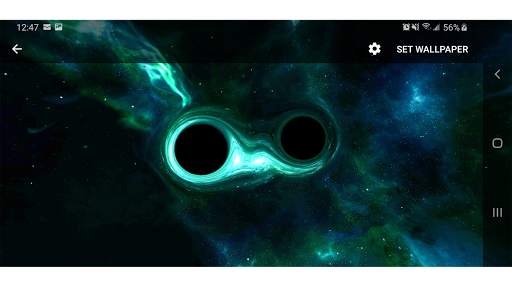 Black Hole 3D Parallax Live Wallpaper screenshot 4
