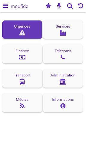 moufidz - contacts utiles screenshot 1